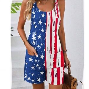 Red, White and Blue Romper